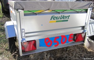 Remorca ERDE SAS F-21910 500KG se tracteaza cu categoria B ! - imagine 5