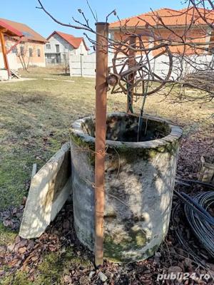 Inel de beton pt fântână cu cerc pentru frânghie - imagine 3