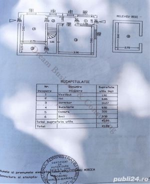 De vanzare casa renovabila si  teren 285 in  Bucurestii Noi -Biserica Bazilescu - imagine 9