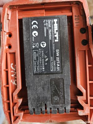 Pistol Surubelnita pe acumulator cu impact TANGENȚIAL SIW 22T-A DE 1 2 - imagine 4