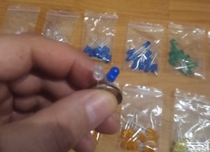 Set 2 x 10 Led-uri  Verde, Rosu, Portocaliu, Galben, Albastru si  Alb - imagine 3