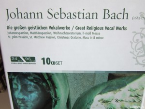 cadou rar 10 cd  Johann Sebastien Bach-The Great Religious Vocal Works - imagine 5
