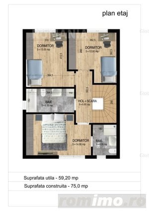 Complex Rezidential 10 Vile | P + 1 + Teren 230MP + 2 Parcari | Otopeni - Odai - imagine 5