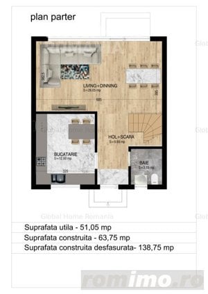 Complex Rezidential 10 Vile | P + 1 + Teren 230MP + 2 Parcari | Otopeni - Odai - imagine 4