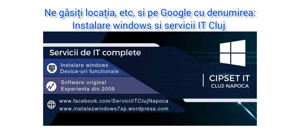 Instalare windows si servicii IT Cluj - imagine 1