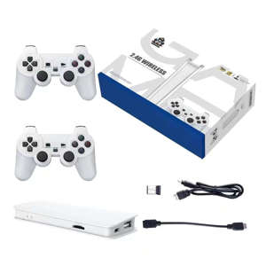 Consola joc pe televizor, wireless, 4K, Ultra HD, 2 controllere, 20156 jocuri, 64gb, Game Stick Pro,