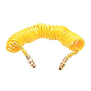 Furtun aer spiralat rosu-galben  cuplat M16-M16 