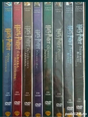 Filmele HARRY POTTER si Animalele fantastice. 10 DVD. Noi, țiplate 
