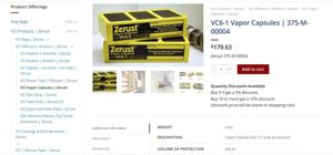 Protection Zerust VC6-1 Vapor Capsule anti oxidare   coroziune