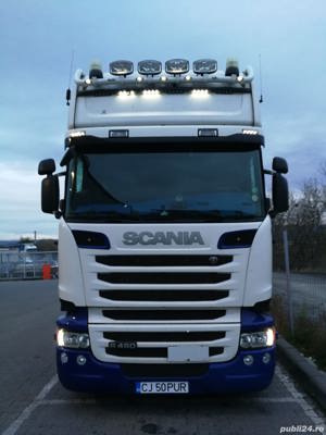Scania R480 Streamline 2013 6x2 km reali! Alcoa Continental retarder 65tone agabaritic bascula - imagine 3