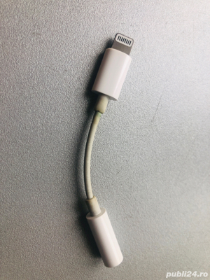 Cablu adaptor Casti Lightning la Jack 3.5 original - imagine 2