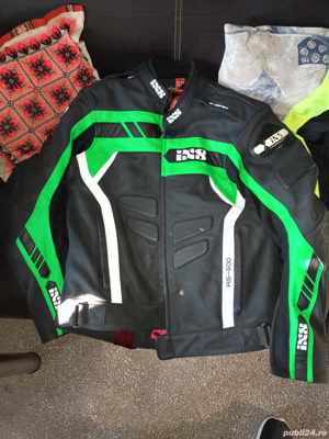 Sport ld jacket rs-600, black-green-white marime 52 - imagine 2