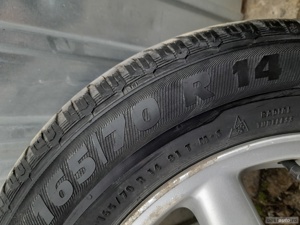 jante VW aliaj cu anvelope r 14 - imagine 7