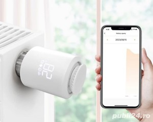 Robineți AVATTO Tuya ZigBee TS0601, valvă termostatică pentru radiator - imagine 2