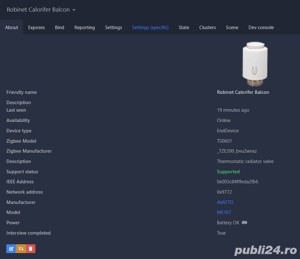 Robineți AVATTO Tuya ZigBee TS0601, valvă termostatică pentru radiator - imagine 6