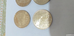 Monede românești de 50 de bani.