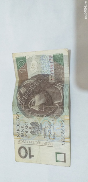 Bacnotă de 10 Z OTY H  2016 - imagine 2