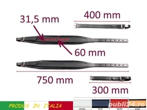 Vand set curele spate din piele acordeon latime 6 cm (Italia)