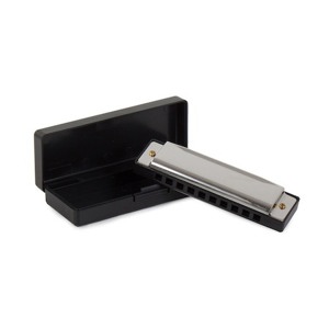 Muzicuta metalica, 10 canale, cutie depozitare, nouă - imagine 4