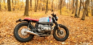 BMW R 45 cafe racer scrambler brat custom negociabil - imagine 3