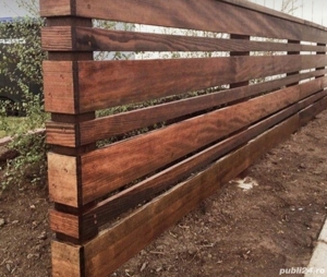 Garduri din plasa si lemn