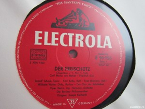  rar Carl Maria von Weber -Der Freischutz-Joseph Keilberth,Germania1959 - imagine 3