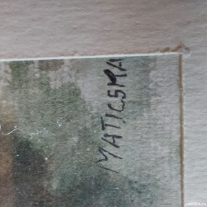 Tablou Scoala Baimareana Maticska semnat - imagine 3