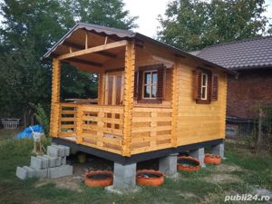 Casute de gradina din lemn, Casuta BRAN 3,00m x 4.50m - imagine 7
