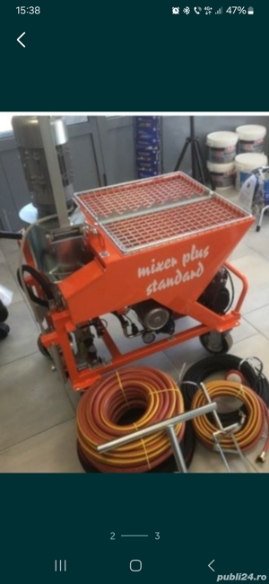 Masina tencuit mecanizat