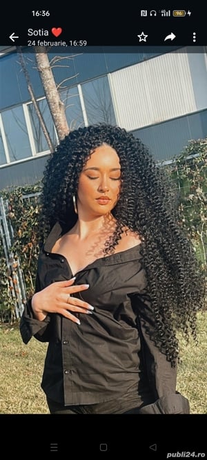 Coafura par afro 500 lei