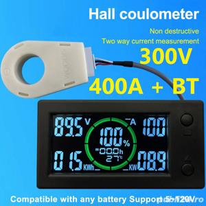 Watmetru - Coulombmetru DC 0 - 300V, 400A, bidirectional, Coulomb meter bluetooth