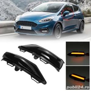 Semnalizator luminos pentru oglindă laterală dinamică LED 2X pentru Ford Fiesta MK7 B-Max - imagine 5