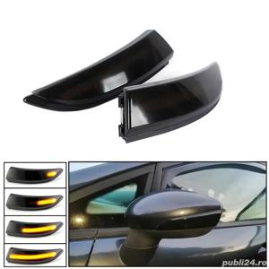 Semnalizator luminos pentru oglindă laterală dinamică LED 2X pentru Ford Fiesta MK7 B-Max - imagine 4