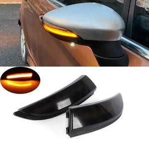 Semnalizator luminos pentru oglindă laterală dinamică LED 2X pentru Ford Fiesta MK7 B-Max - imagine 6