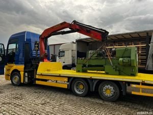 Autoplatforma MAN TGA 460, AC, util 14 tone, L=7,20 m, troliu, macara 8 tone   9 metri - imagine 9