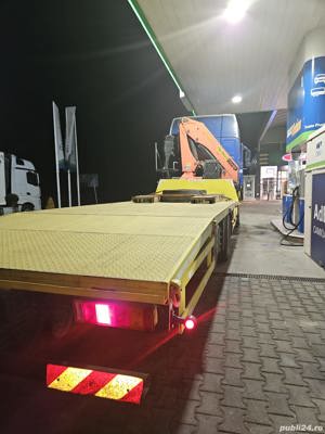 Autoplatforma MAN TGA 460, AC, util 14 tone, L=7,20 m, troliu, macara 8 tone   9 metri - imagine 7