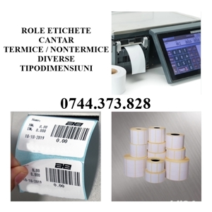 Role etichete termice cantare Digi-SM, Digi Dps, Bizerba, Dibal, Rongta, Cas