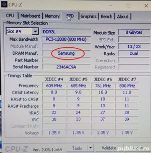 memorii RAM laptop Samsung DDR3L 8G 4G 2G PC3-12800S - imagine 5