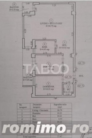 Apartament decomandat 3 camere lift mobilat utilat Doamna Stanca - imagine 3