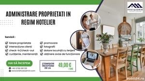 Administrare proprietati in regim hotelier in Busteni si Bucuresti - imagine 1