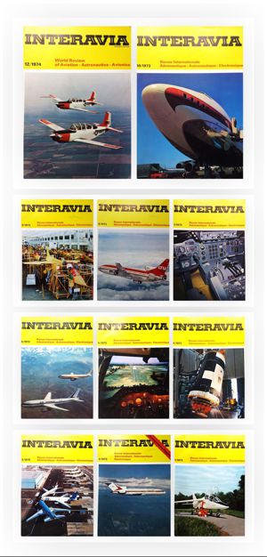 cărți și reviste aviație INTERAVIA anul 1972