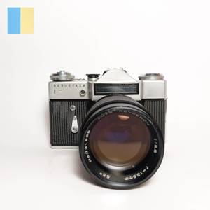 Revueflex E cu Revuenon 135mm f 2.8 M42 in etui