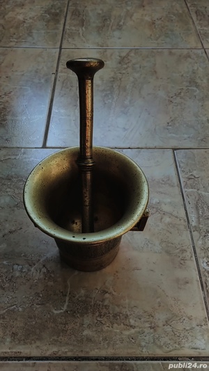 Mojar+pistil din bronz