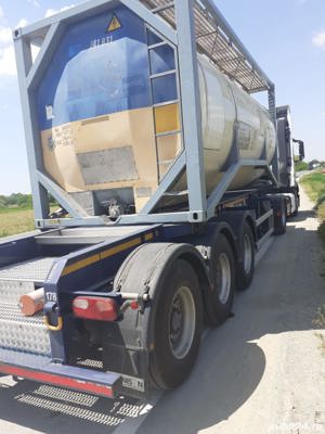 2x Dennison TF25SK0, 20-25FT, container chassis, ADR , stare perfecta - imagine 3