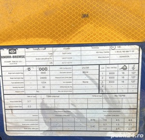 2x Dennison TF25SK0, 20-25FT, container chassis, ADR , stare perfecta - imagine 8