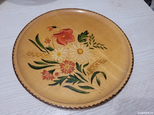 Tablou din lemn, pictat manul, superb! Slovenia!