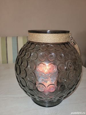 Centru masa din sticla - Masiv