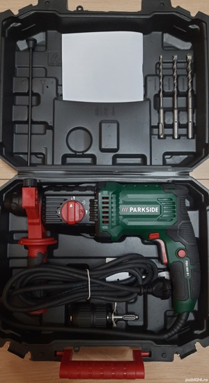  Ciocan rotopercutor Parkside 800w, 7500bpm (min) 1,2 joule, diametru SDS 13-24 max,Nou! - imagine 4