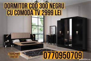 DORMITOR COD200 ALB & COD300 NEGRU   2999lei   Dimensiuni Pat: Lungime: 200 cm   Latime: 160 cm  ( I