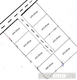 Ciolpani adiacent  DN1 parcele  teren 500 mp toate utilitati gard - imagine 2